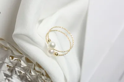 Little Fairy 14K Gold Freshwater Pearl Ring