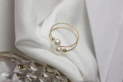 Little Fairy 14K Gold Freshwater Pearl Ring