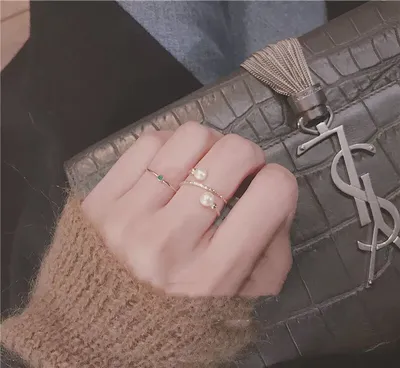 Little Fairy 14K Gold Freshwater Pearl Ring