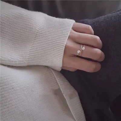 Little Fairy 14K Gold Freshwater Pearl Ring