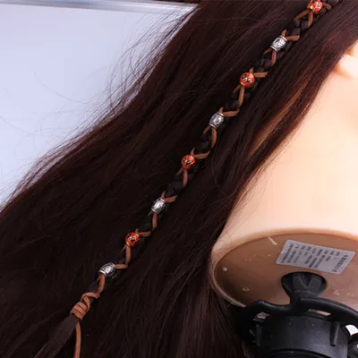 10 Pcs / Lot silver metal hollow hair braid
