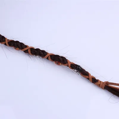 10 Pcs / Lot silver metal hollow hair braid