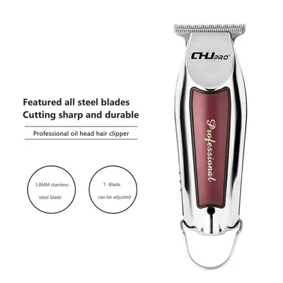 USB Hair Clipper Vintage Oil Head Carving Hair Clipper
