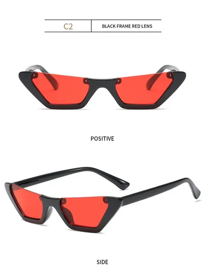 Retro Cat Eye Sunglasses Women Fashion