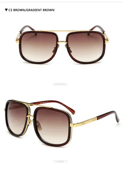 Flat Top Hot Square Sunglasses Men Women Luxury Brand Design Couple Lady Celebrity Brad Pitt Sun Glasses Super star Eyewear