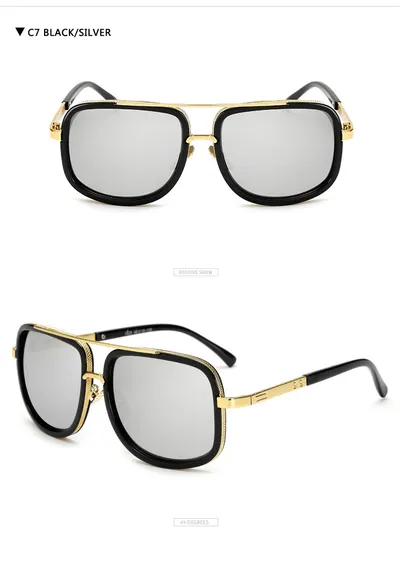 Flat Top Hot Square Sunglasses Men Women Luxury Brand Design Couple Lady Celebrity Brad Pitt Sun Glasses Super star Eyewear