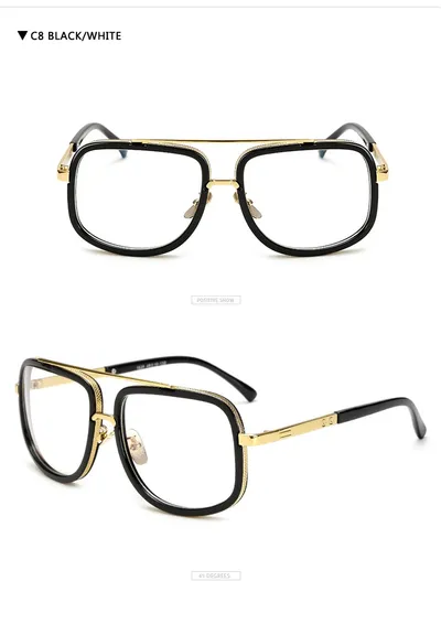 Flat Top Hot Square Sunglasses Men Women Luxury Brand Design Couple Lady Celebrity Brad Pitt Sun Glasses Super star Eyewear
