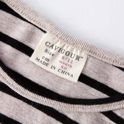 Fashion Striped Print Kids Baby Girls Clothes Cotton Long Sleeve T Shirts For Children Girls Autumn Spring Baby Clothing