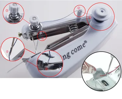 Multi-function mini manual small hand-held sewing