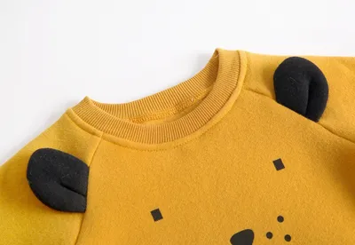 Baby Plus Velvet Sweater Suit