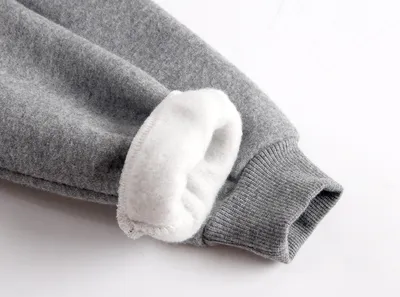 Baby Plus Velvet Sweater Suit