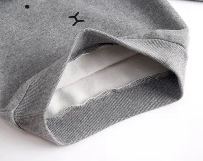 Baby Plus Velvet Sweater Suit