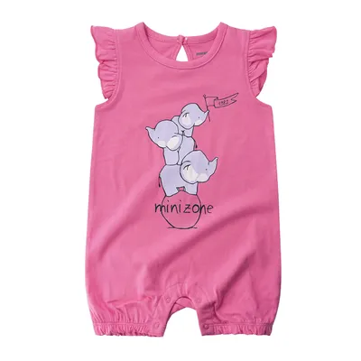 Baby Jumpsuit Girl's Short Sleeve Newborn Jumpsuit
