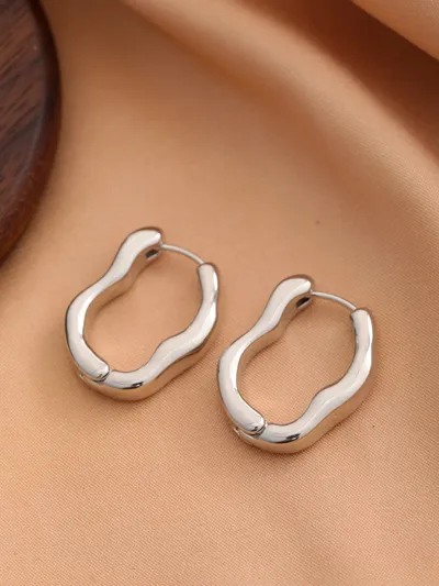 Smooth Geometric Hollow Earrings For Women
