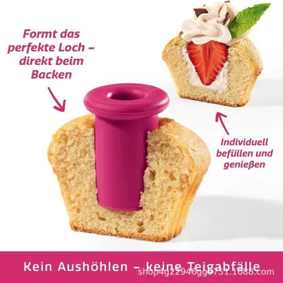 Kitchen Baking Helper Set Multi-Use Silicone Hollow Plugs For Perfect Bread, Cakes And Muffins  Must Have Home Gadget