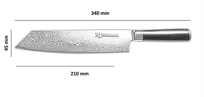 New Damascus Steel Kitchen Household Cutting Knife