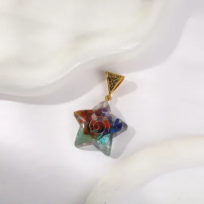 Retro Reiki Healing Energy Crystal Pendant Natural Stone For Yoga Meditation Spiritual 7 Chakra Jewelry Necklace Amulet