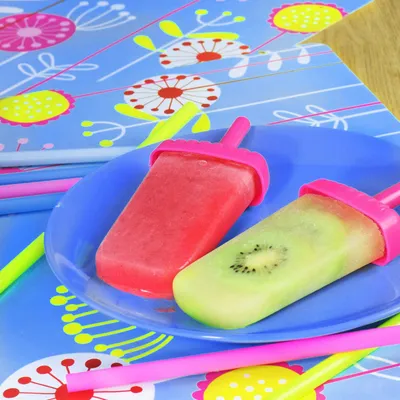1 Set 6 Cavity Popsicle Molds Reusable Ice Cream DIY Ice Maker Ice Bar Maker Plastic Popsicle Mold For Homemade Iced Snacks