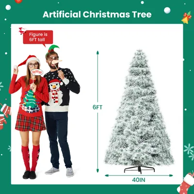 شجرة عيد ميلاد اصطناعية مضاءة مسبقًا، شجرة عيد ميلاد خضراء اصطناعية مضاءة مسبقًا من خشب التنوب المفصلي مع 347 طرف غصن، 120 مصباحًا متوهجًا