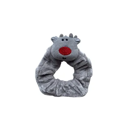 Santa Claus Cartoon Head Elk Hair Ring Headdress