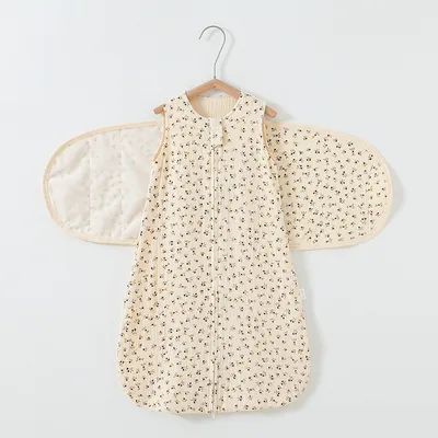 Baby Sleeping Bag Vest Cotton Gauze 4 Layers Bellyband Anti-startle Gro-bag
