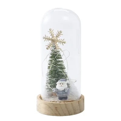 Christmas Small Night Lamp Mini Glass Cover