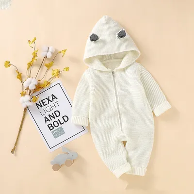 Baby Zipper One-piece Rompers Jumpsuit