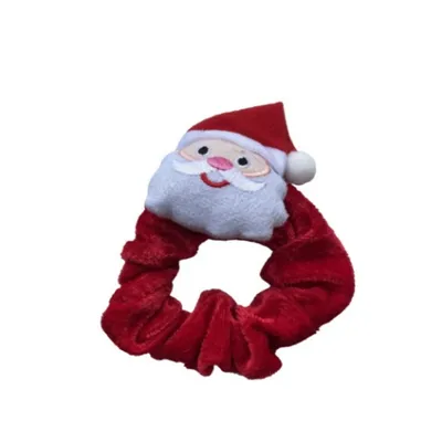 Santa Claus Cartoon Head Elk Hair Ring Headdress