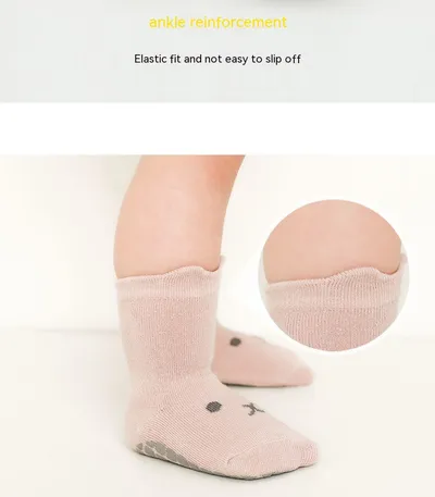 Baby Floor Toddler Combed Cotton Breathable Non-slip Socks