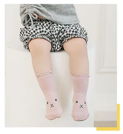 Baby Floor Toddler Combed Cotton Breathable Non-slip Socks