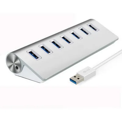 USB30 Seven-port Hub Mobile Phone Charging Aluminum Alloy Material