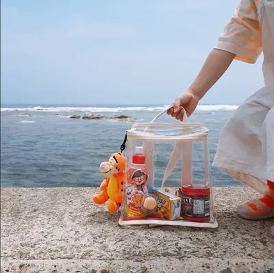 Children's Street Shooting Outdoor Snack Toy Transparent Bag