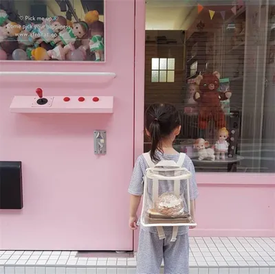 Children's Street Shooting Outdoor Snack Toy Transparent Bag