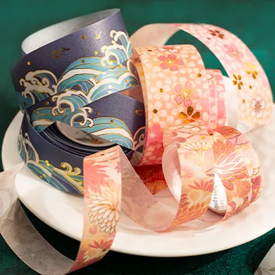 Su Jin's Cloud Retro National Trend Beautiful Day Suit Tape