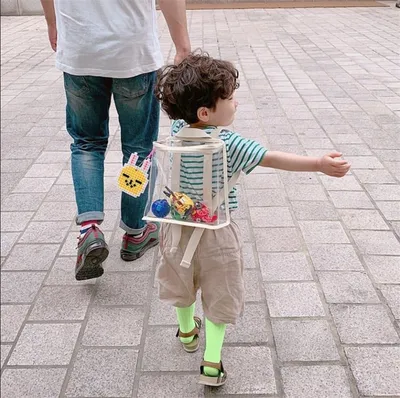 Children's Street Shooting Outdoor Snack Toy Transparent Bag