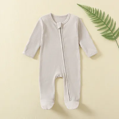 Baby Jumpsuit Romper Long Sleeve Zipper