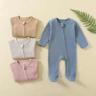 Baby Jumpsuit Romper Long Sleeve Zipper