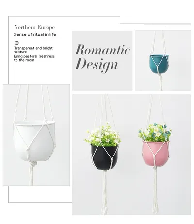 Metal Iron Art Hanging Hanging Pots Home Decoration