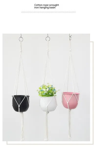 Metal Iron Art Hanging Hanging Pots Home Decoration