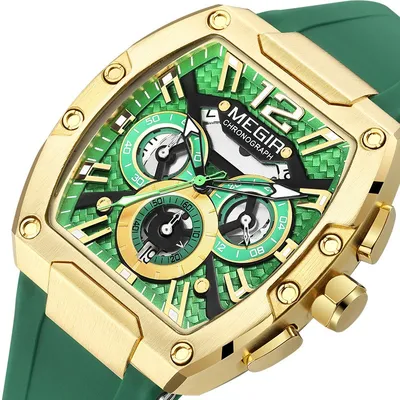 Wine Barrel Men's Multi-function Sports Watch