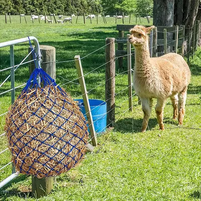Horse Hay Feed Net Bag Hay Bags Forage Net Pocket