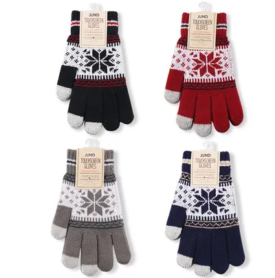 Winter Warm Fleece-lined Thick Cycling Outdoor Knitted Gloves