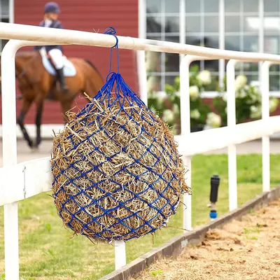 Horse Hay Feed Net Bag Hay Bags Forage Net Pocket