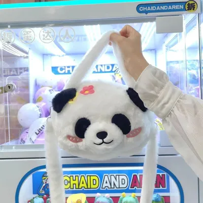Cute Panda Crossbody Plush Bag Doll Shoulder Bag