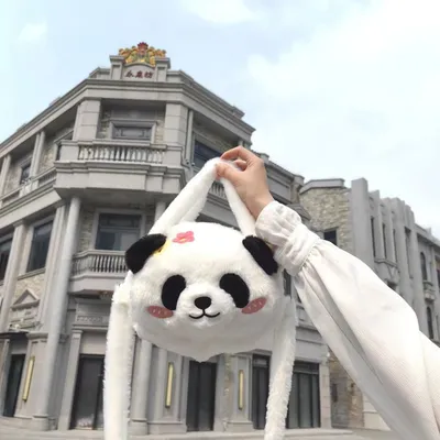 Cute Panda Crossbody Plush Bag Doll Shoulder Bag