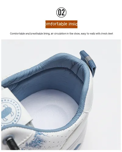 Men's Sports Korean Style Versatile White Trendy Breathable Casual Men's Shoes