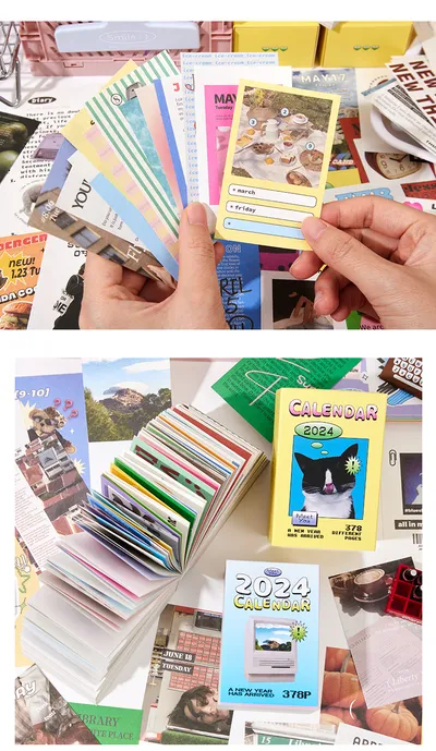 Memory Backtracking Series Material This Calendar Desktop Decoration