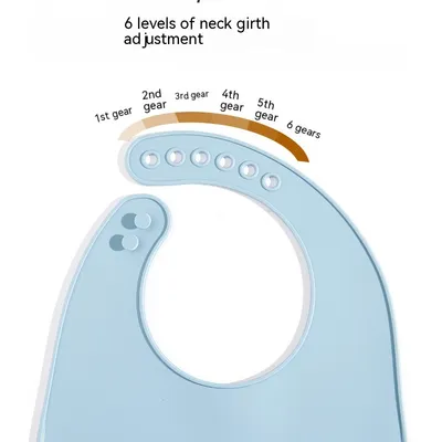 Thin Baby Eating Silicone Baby Bibs Oil-proof Waterproof Maternal And Child Supplies
