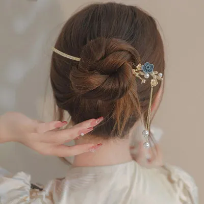 Simple Modern Metal High-grade Hairpin For Women