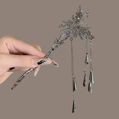 Simple Modern Metal High-grade Hairpin For Women